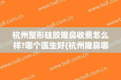 杭州整形硅胶隆鼻收费怎么样?哪个医生好(杭州隆鼻哪里好)