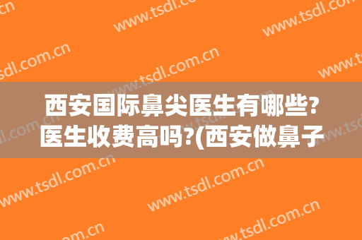 西安国际鼻尖医生有哪些?医生收费高吗?(西安做鼻子好的医生)
