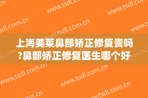 上海美莱鼻部矫正修复贵吗?鼻部矫正修复医生哪个好(上海伊莱美做鼻修复怎么样)