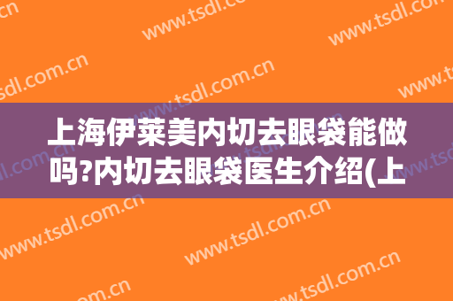 上海伊莱美内切去眼袋能做吗?内切去眼袋医生介绍(上海美莱去眼袋怎么样)