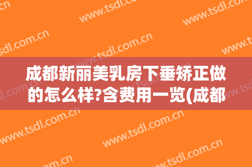 成都新丽美乳房下垂矫正做的怎么样?含费用一览(成都乳房矫正需要多少钱)