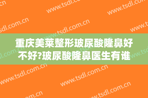 重庆美莱整形玻尿酸隆鼻好不好?玻尿酸隆鼻医生有谁(重庆整形美容玻尿酸)
