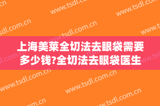上海美莱全切法去眼袋需要多少钱?全切法去眼袋医生推荐(广州内切祛眼袋价格/美莱医院广州)