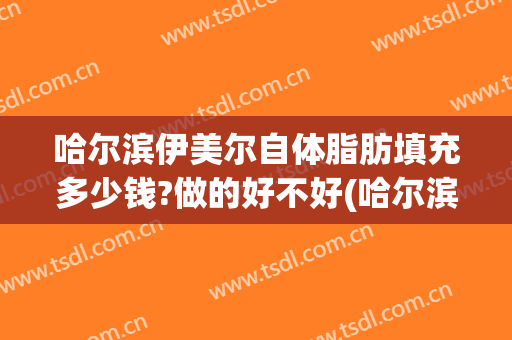 哈尔滨伊美尔自体脂肪填充多少钱?做的好不好(哈尔滨自体脂肪隆胸)