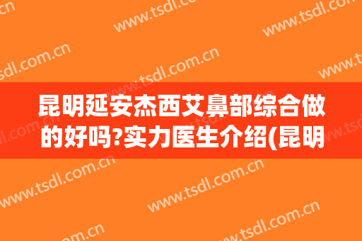 昆明延安杰西艾鼻部综合做的好吗?实力医生介绍(昆明延安医院杰西艾美容电话)