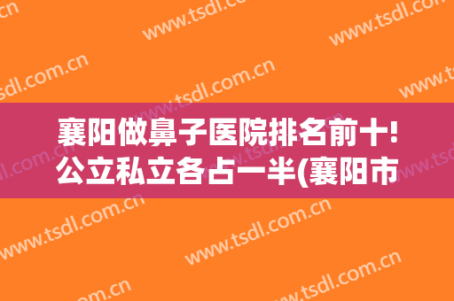 襄阳做鼻子医院排名前十!公立私立各占一半(襄阳市最好的整容医院)