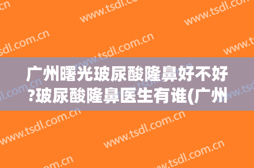 广州曙光玻尿酸隆鼻好不好?玻尿酸隆鼻医生有谁(广州曙光隆鼻多少钱)