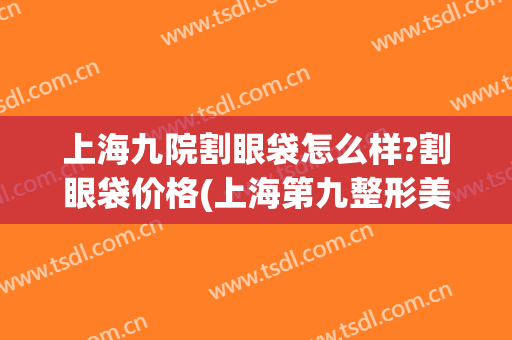 上海九院割眼袋怎么样?割眼袋价格(上海第九整形美容医院割眼袋)