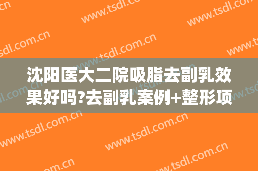 沈阳医大二院吸脂去副乳效果好吗?去副乳案例+整形项目一览表(沈阳做副乳切除哪里好)