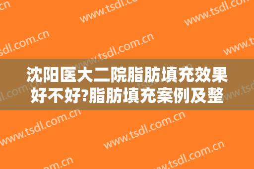 沈阳医大二院脂肪填充效果好不好?脂肪填充案例及整形项目全新价格