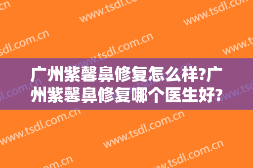 广州紫馨鼻修复怎么样?广州紫馨鼻修复哪个医生好?