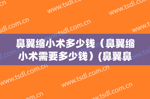 鼻翼缩小术多少钱（鼻翼缩小术需要多少钱）(鼻翼鼻头缩小术大概需要多少钱)