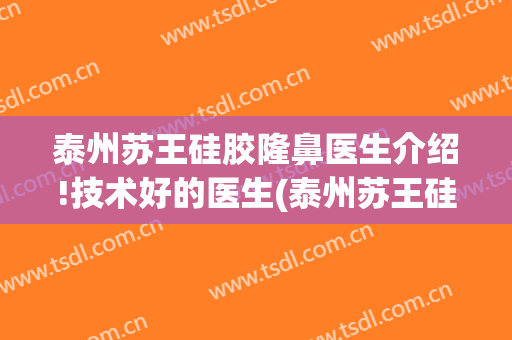 泰州苏王硅胶隆鼻医生介绍!技术好的医生(泰州苏王硅胶隆鼻医生介绍!技术好的医生是哪个)