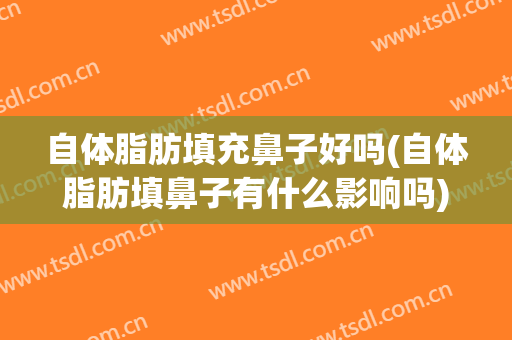 自体脂肪填充鼻子好吗(自体脂肪填鼻子有什么影响吗)