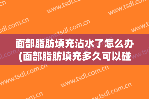 面部脂肪填充沾水了怎么办(面部脂肪填充多久可以碰水)