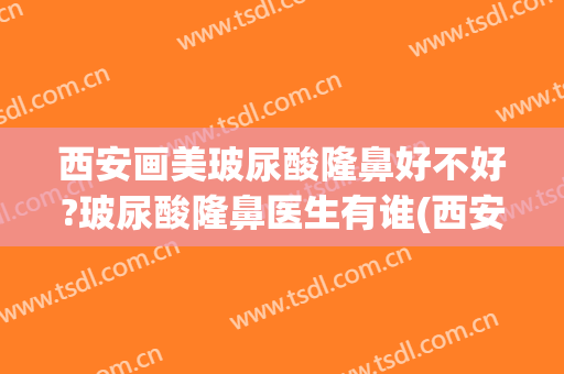 西安画美玻尿酸隆鼻好不好?玻尿酸隆鼻医生有谁(西安画美做鼻子怎么样)
