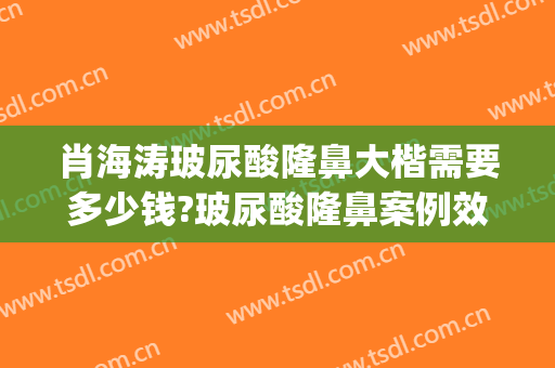 肖海涛玻尿酸隆鼻大楷需要多少钱?玻尿酸隆鼻案例效果对比图_四川大学华西医院
