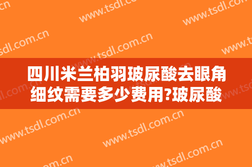 四川米兰柏羽玻尿酸去眼角细纹需要多少费用?玻尿酸去眼角细纹哪个医生好