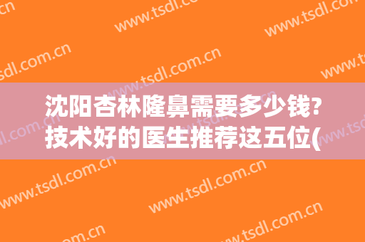 沈阳杏林隆鼻需要多少钱?技术好的医生推荐这五位(沈阳杏林美容整形医院价格表一览(图))
