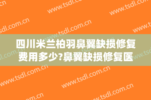 四川米兰柏羽鼻翼缺损修复费用多少?鼻翼缺损修复医生有谁(墨离用英语怎么说)