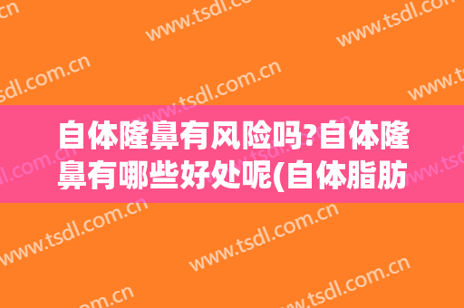 自体隆鼻有风险吗?自体隆鼻有哪些好处呢(自体脂肪隆鼻可以吗)