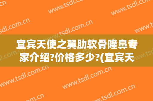 宜宾天使之翼肋软骨隆鼻专家介绍?价格多少?(宜宾天使之翼整形医院电话)