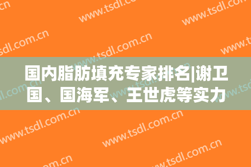 国内脂肪填充专家排名|谢卫国、国海军、王世虎等实力都比较靠前！