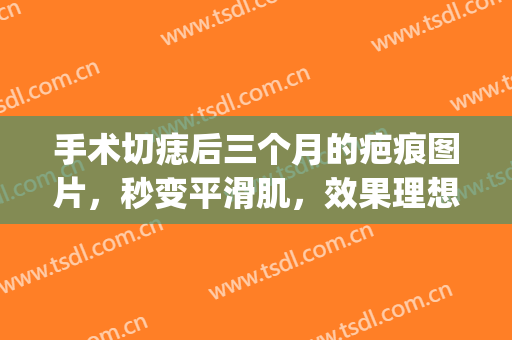 手术切痣后三个月的疤痕图片，秒变平滑肌，效果理想，值得花钱!(切痣手术后疤痕多久能恢复)