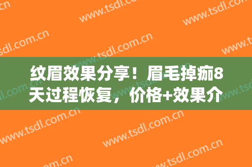 纹眉效果分享！眉毛掉痂8天过程恢复，价格+效果介绍，全资料！(纹眉毛几天掉痂图片)