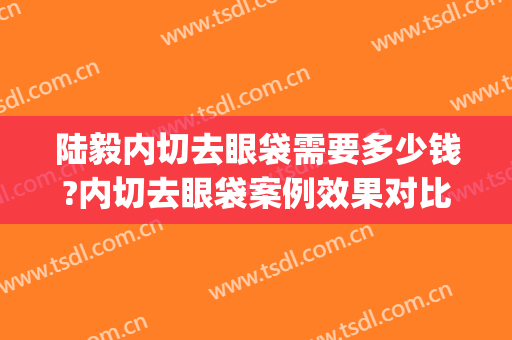 陆毅内切去眼袋需要多少钱?内切去眼袋案例效果对比图_上海交通大学医学院附属仁济医院