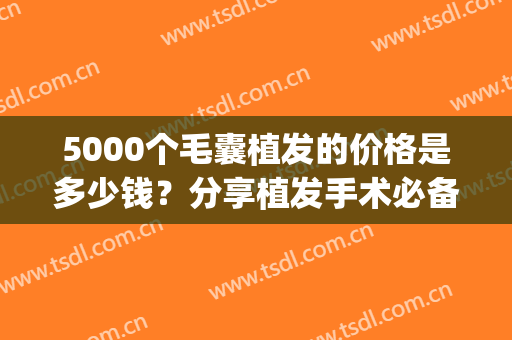 5000个毛囊植发的价格是多少钱？分享植发手术必备常识，附案例！(植发一个毛囊要多少钱)