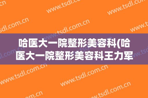 哈医大一院整形美容科(哈医大一院整形美容科王力军)