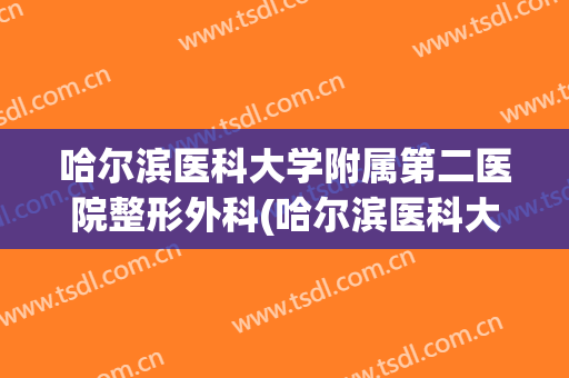 哈尔滨医科大学附属第二医院整形外科(哈尔滨医科大学附属第二医院整形外科电话)