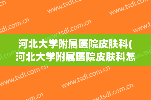 河北大学附属医院皮肤科(河北大学附属医院皮肤科怎么样)