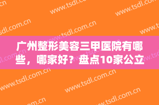广州整形美容三甲医院有哪些，哪家好？盘点10家公立科室，评分一览！(广州三甲医院整形科排行榜)