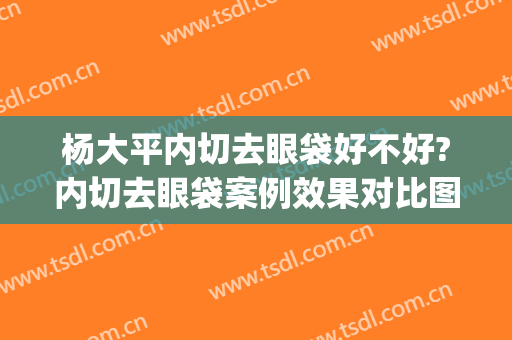 杨大平内切去眼袋好不好?内切去眼袋案例效果对比图_北京联合丽格第一医疗美容医院