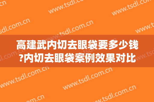 高建武内切去眼袋要多少钱?内切去眼袋案例效果对比图_陕西省人民医院