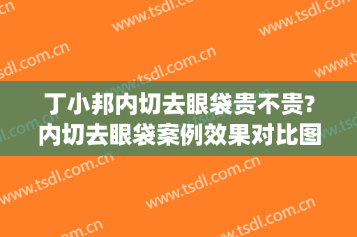 丁小邦内切去眼袋贵不贵?内切去眼袋案例效果对比图_上海交通大学医学院附属瑞金医院卢湾分院