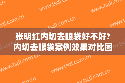 张明红内切去眼袋好不好?内切去眼袋案例效果对比图_好大夫工作室