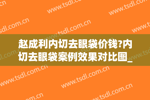 赵成利内切去眼袋价钱?内切去眼袋案例效果对比图_广东省人民医院(内切祛眼袋手术记录)