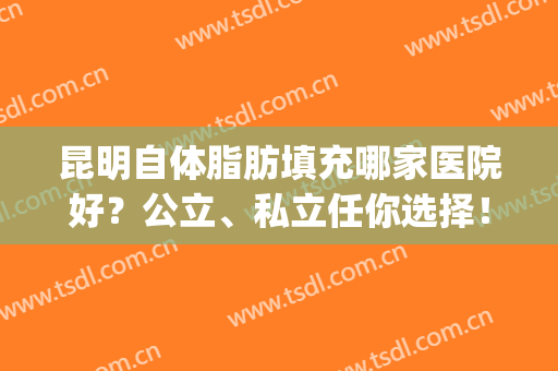昆明自体脂肪填充哪家医院好？公立、私立任你选择！各家优势分析(北京做自体脂肪填充好的医院)