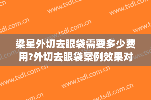 梁星外切去眼袋需要多少费用?外切去眼袋案例效果对比图_好大夫工作室