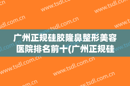 广州正规硅胶隆鼻整形美容医院排名前十(广州正规硅胶隆鼻整形美容医院排名前十有哪些) 广州正规硅胶隆鼻整形美容医院排名前十(广州正规硅胶隆鼻整形美容医院排名前十有哪些)