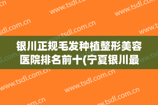 银川正规毛发种植整形美容医院排名前十(宁夏银川最好的整形医院)