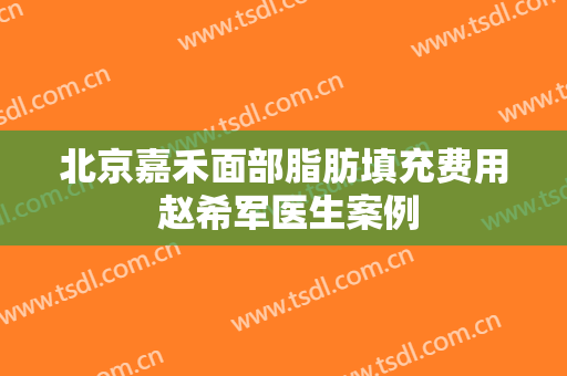 北京嘉禾面部脂肪填充费用 赵希军医生案例