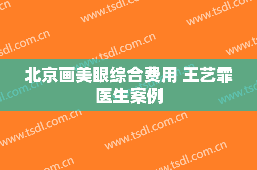 北京画美眼综合费用 王艺霏医生案例
