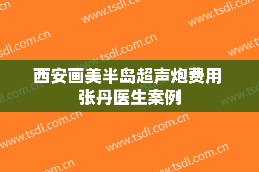 西安画美半岛超声炮费用 张丹医生案例