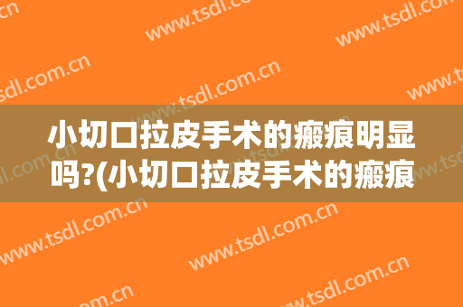 小切口拉皮手术的瘢痕明显吗?(小切口拉皮手术的瘢痕明显吗多久恢复)