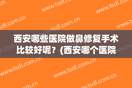 西安哪些医院做鼻修复手术比较好呢？(西安哪个医院好)