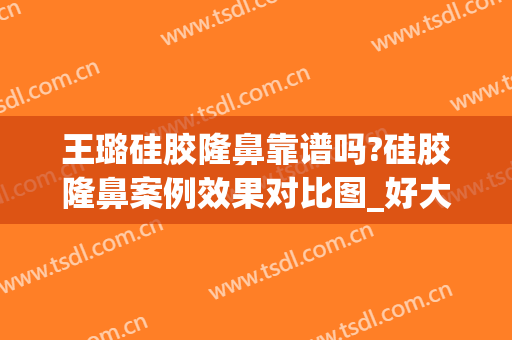 王璐硅胶隆鼻靠谱吗?硅胶隆鼻案例效果对比图_好大夫工作室(做了硅胶隆鼻)